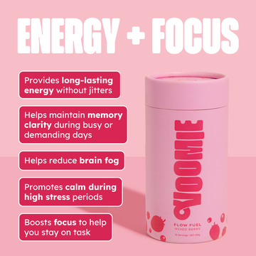 Flow Fuel Mixed Berry - Natural Focus Supplement with L-Theanine – Voomie